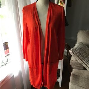 EUC WOMEN’S KASPER DUSTER CARDIGAN
